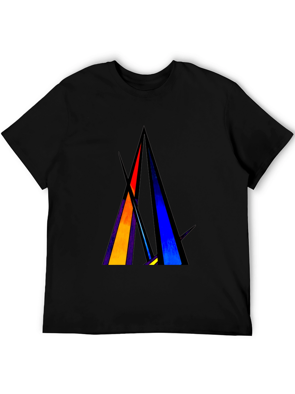 Abstract Geometric T-Shirt - Modern Art Tee