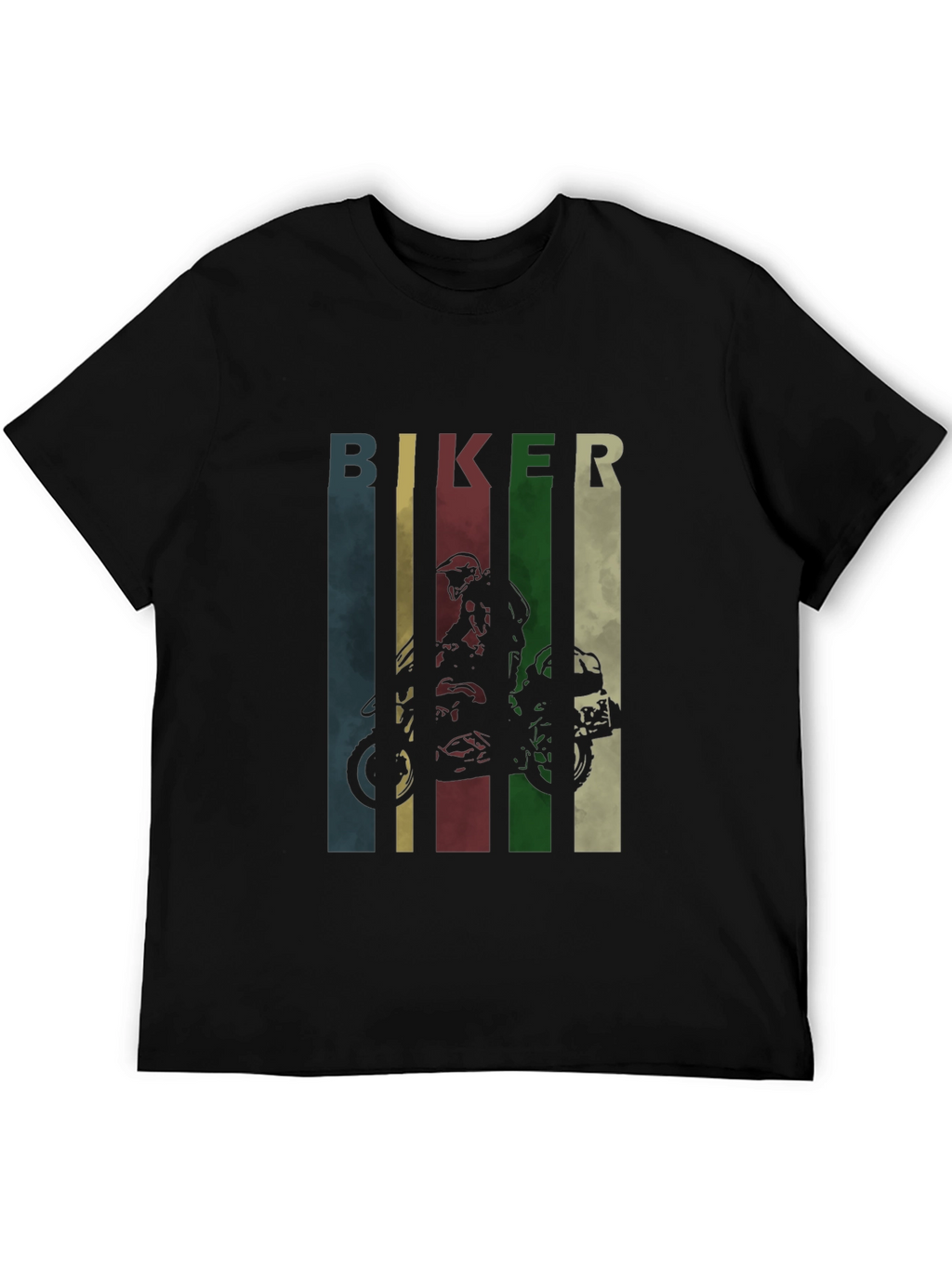 Biker Graphic Tee - Retro Motorcycle T-Shirt
