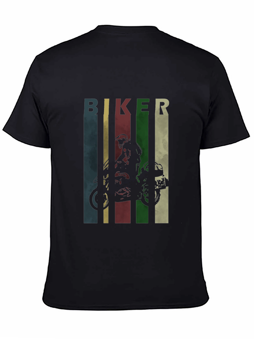 Biker Graphic Tee - Retro Motorcycle T-Shirt