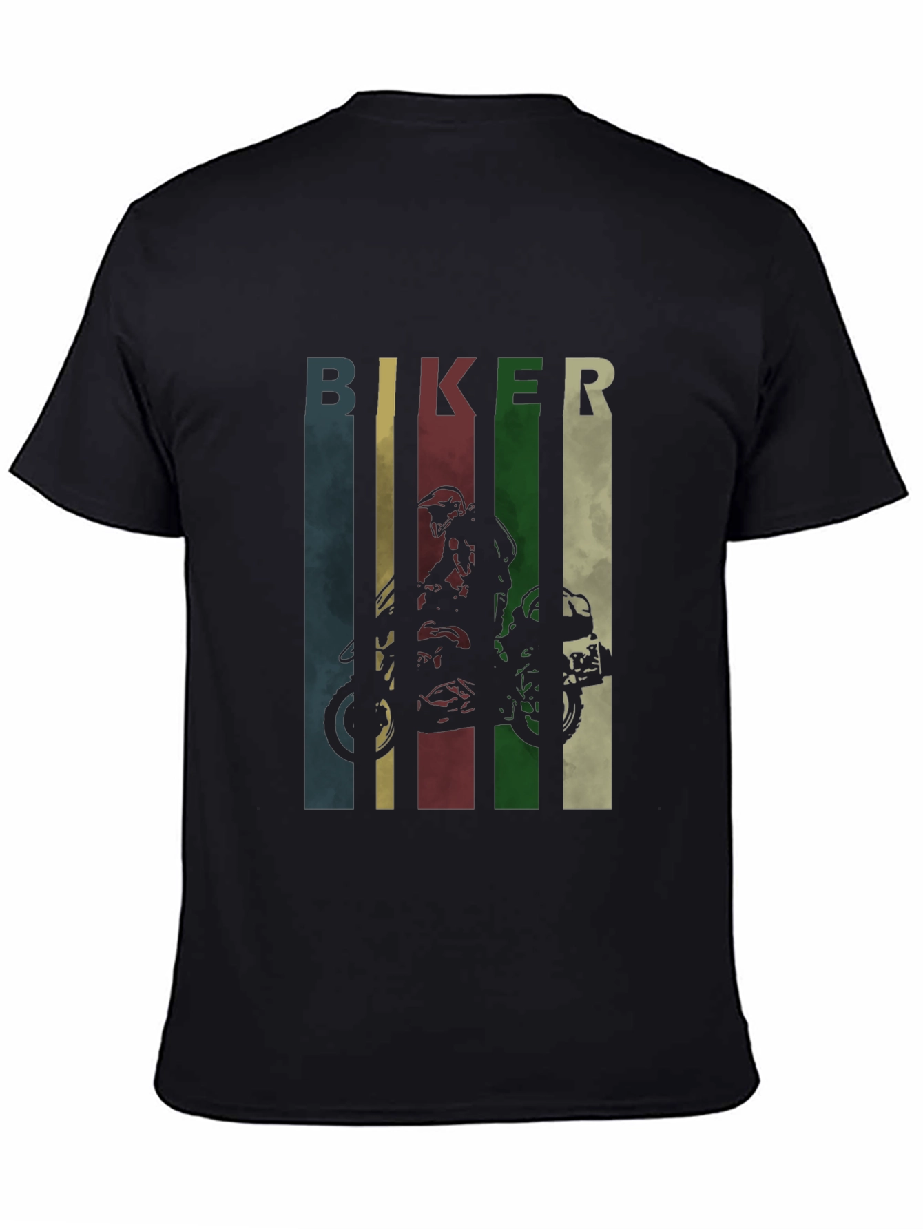 Biker Graphic Tee - Retro Motorcycle T-Shirt