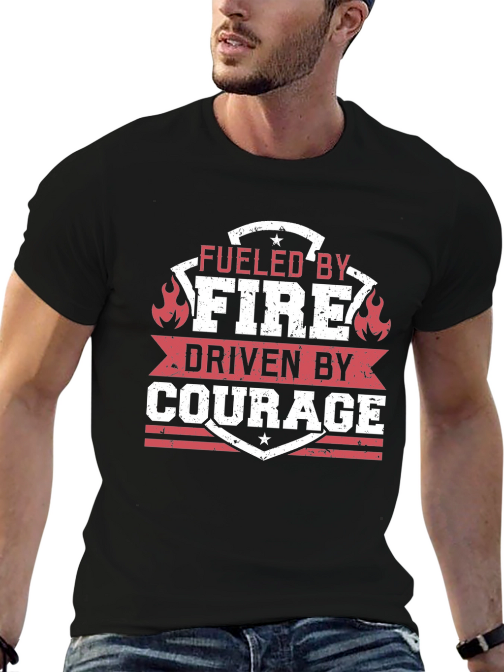 Fueled by Fire Driven by Courage T-Shirt