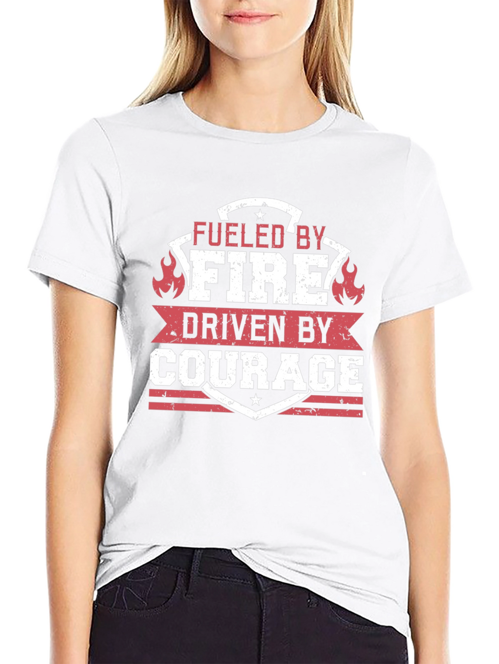 Fueled by Fire Driven by Courage T-Shirt