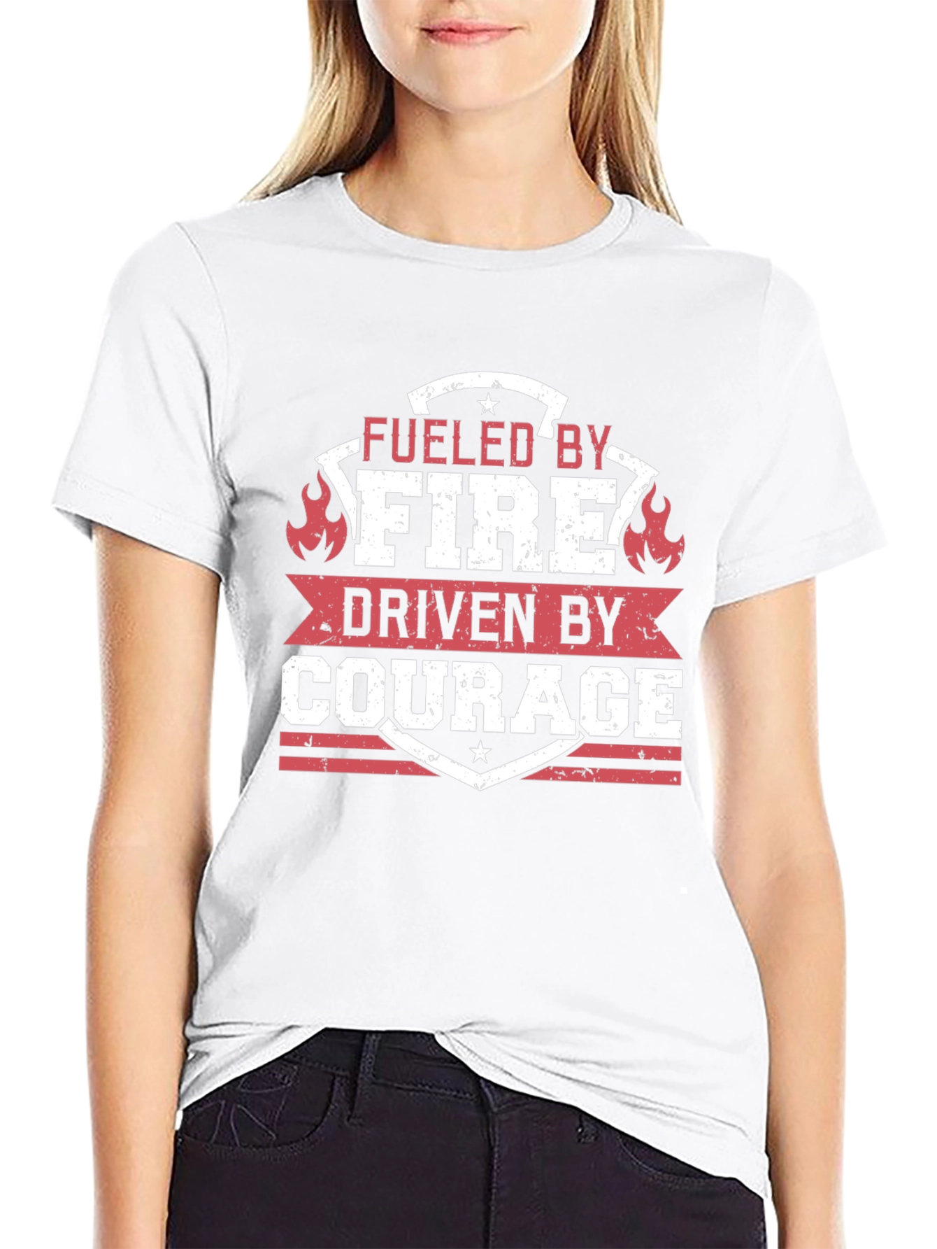 Fueled by Fire Driven by Courage T-Shirt