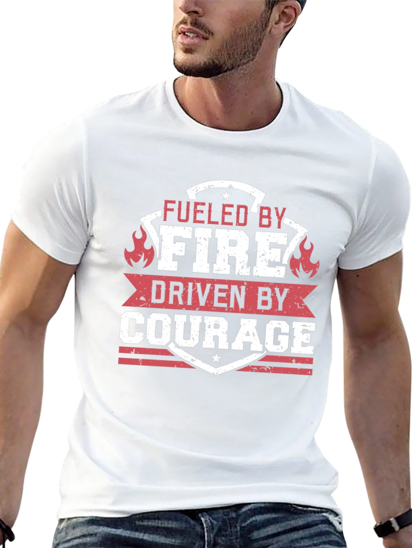 Fueled by Fire Driven by Courage T-Shirt