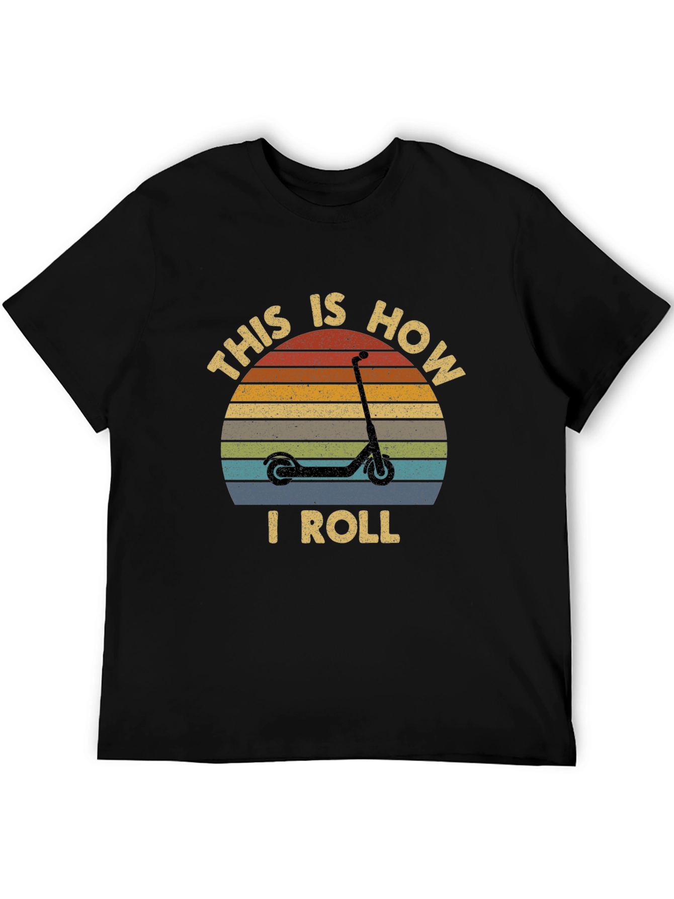 This is How I Roll Scooter T-Shirt - Retro Style