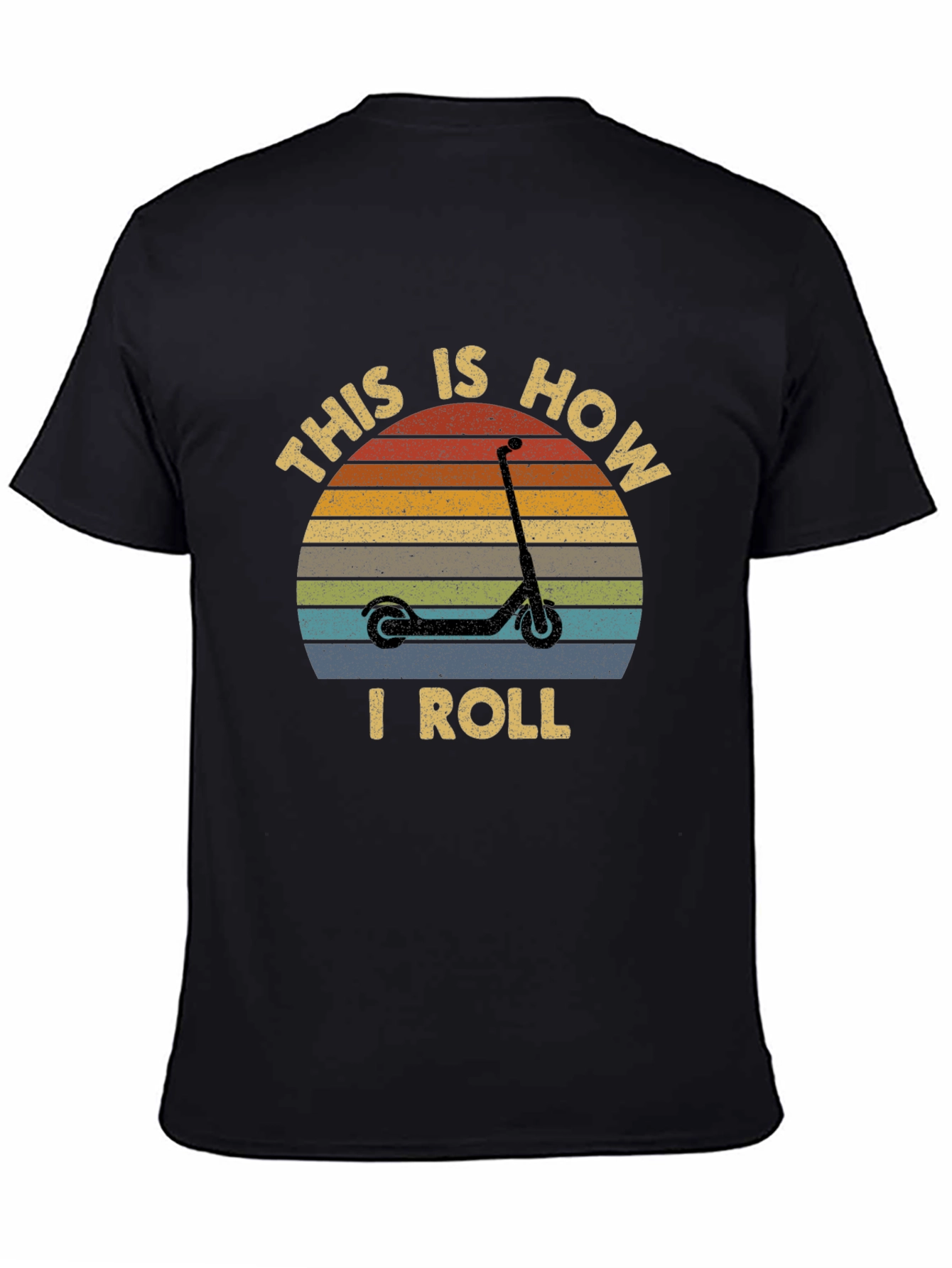 This is How I Roll Scooter T-Shirt - Retro Style