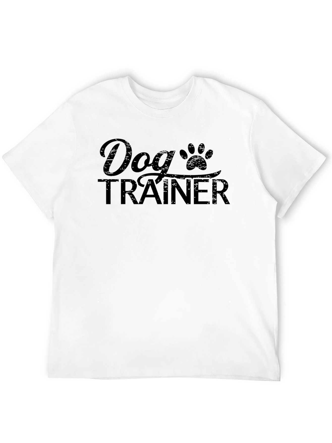 Dog Trainer Black Graphic T-Shirt