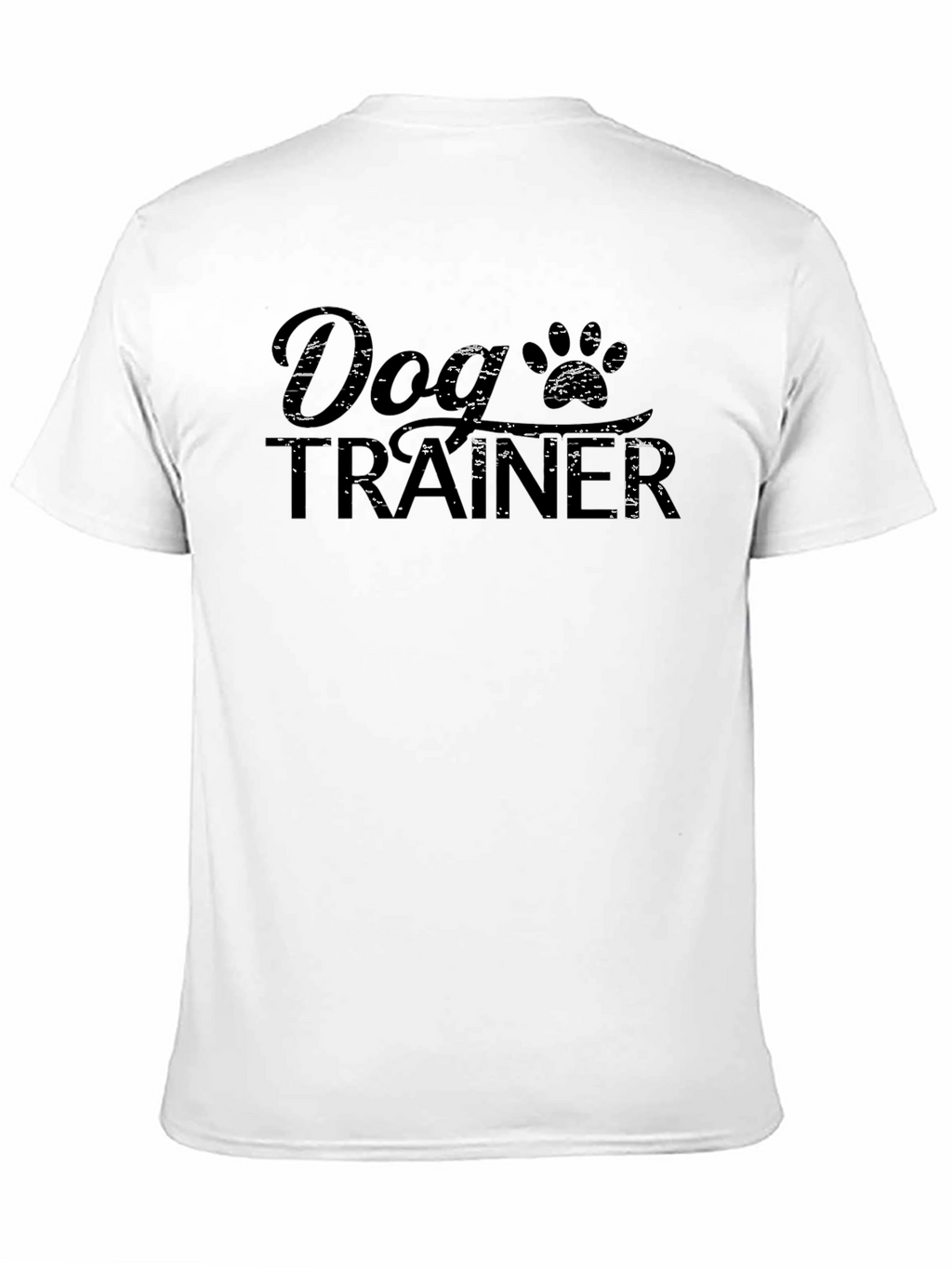 Dog Trainer Black Graphic T-Shirt
