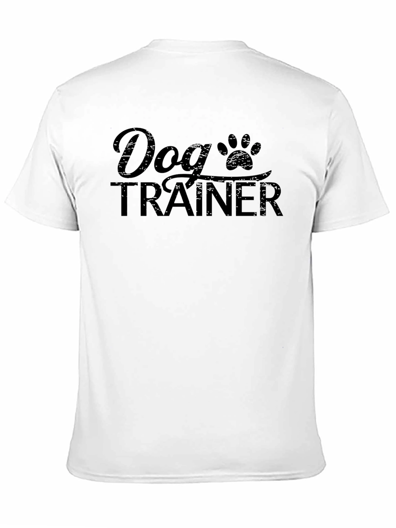 Dog Trainer Black Graphic T-Shirt