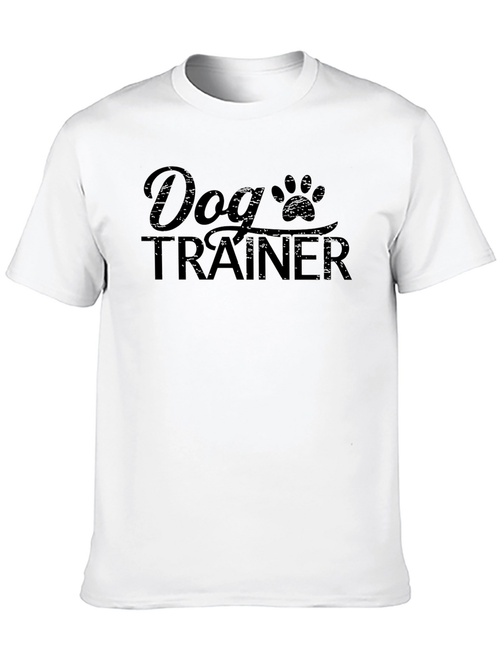 Dog Trainer Black Graphic T-Shirt