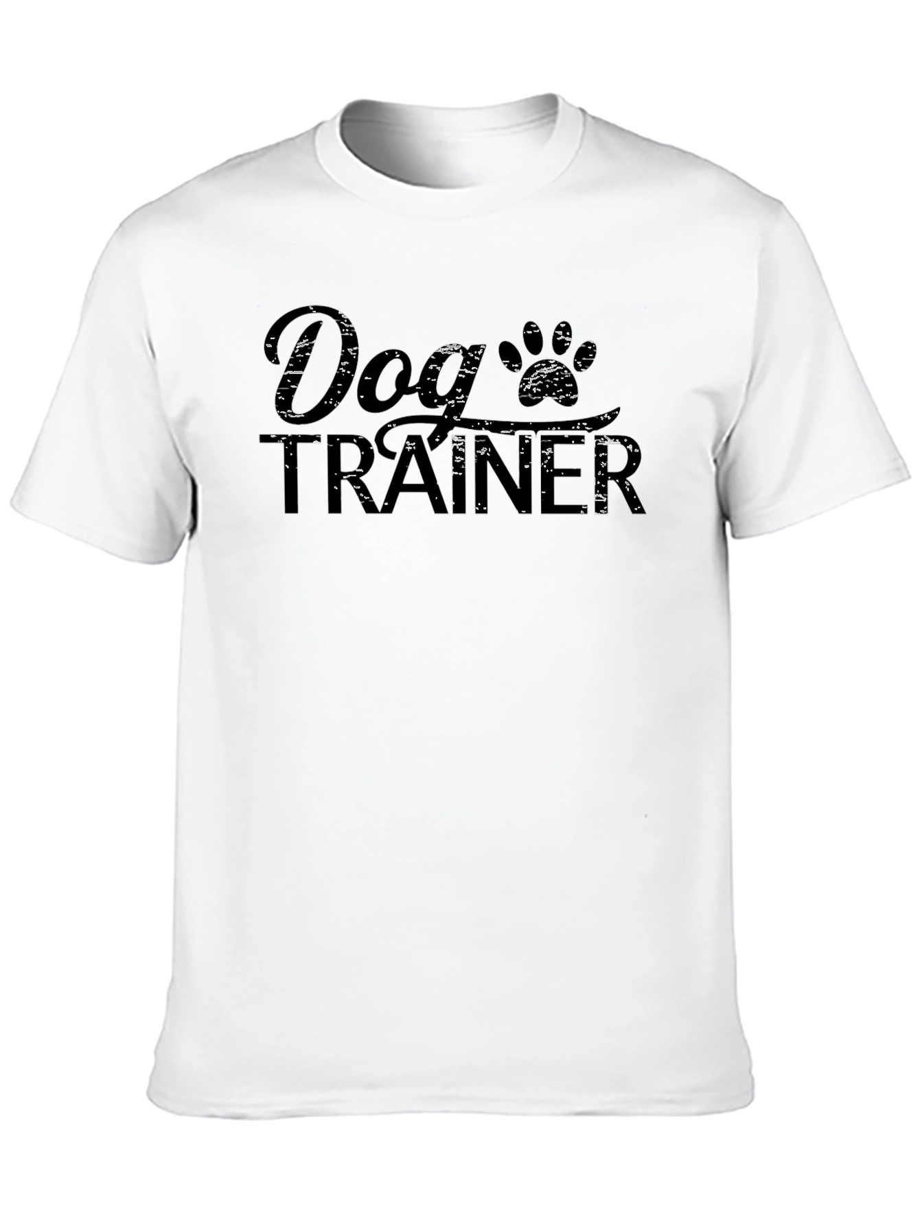 Dog Trainer Black Graphic T-Shirt