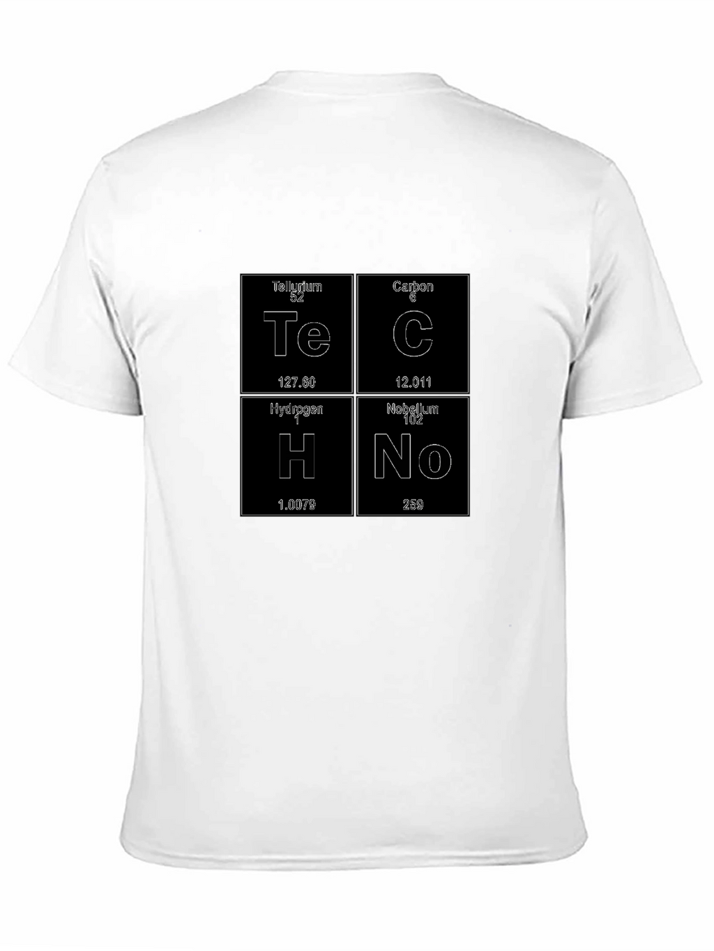 Techno Periodic Table Elements T-Shirt - Geek Tee