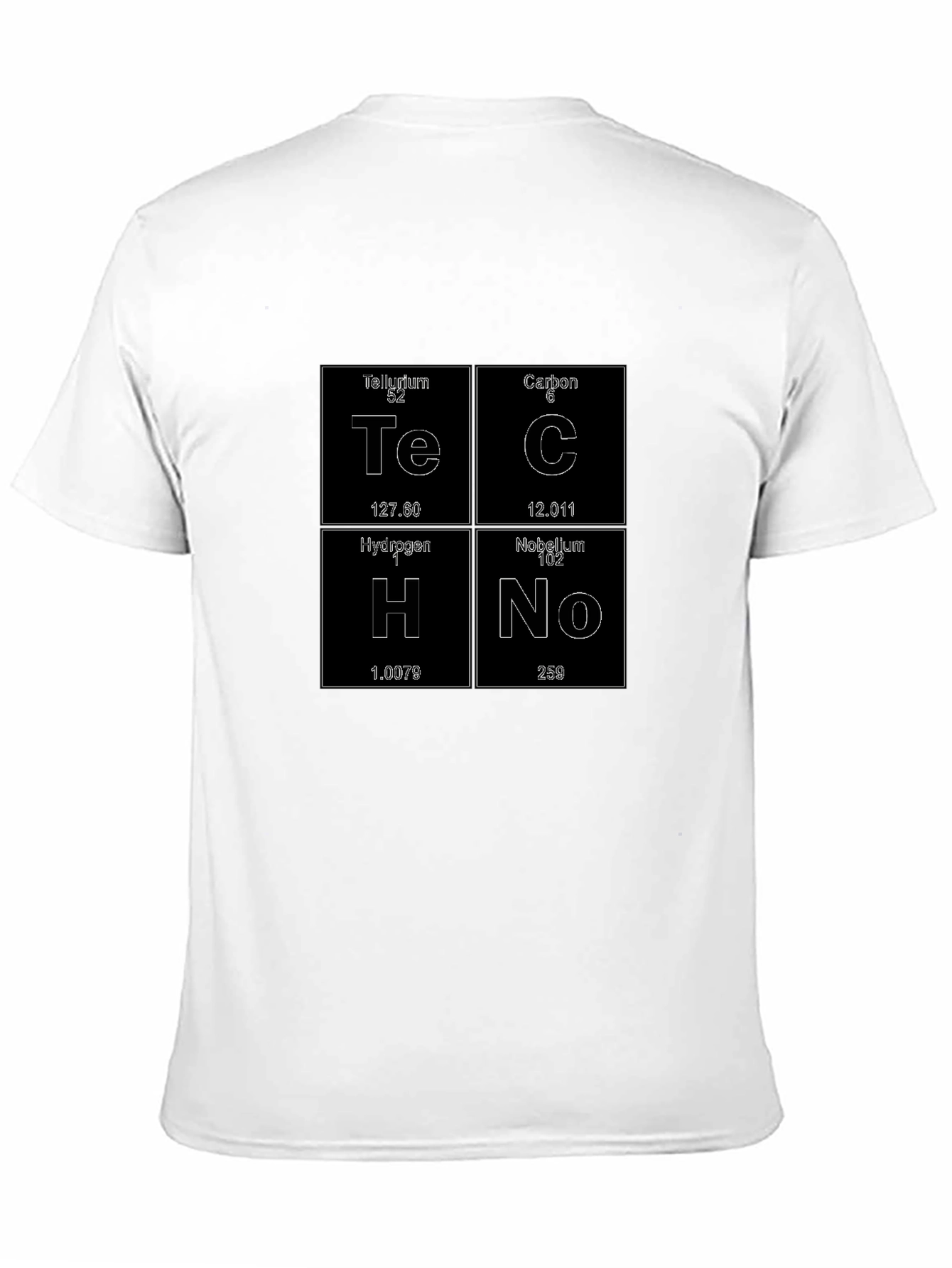 Techno Periodic Table Elements T-Shirt - Geek Tee