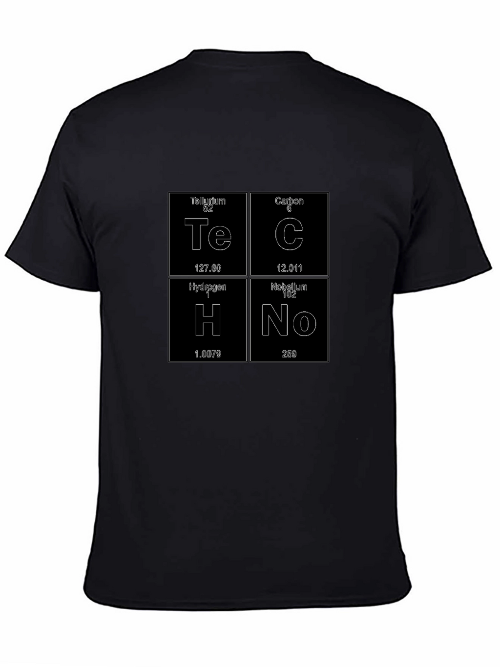 Techno Periodic Table Elements T-Shirt - Geek Tee
