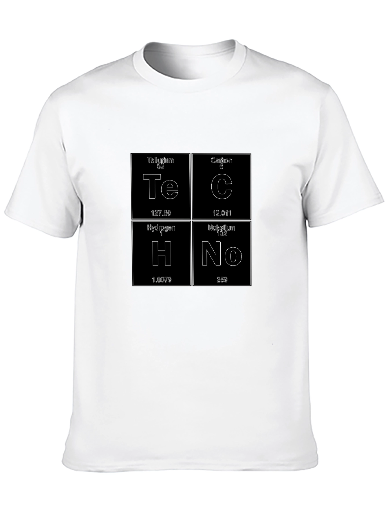 Techno Periodic Table Elements T-Shirt - Geek Tee