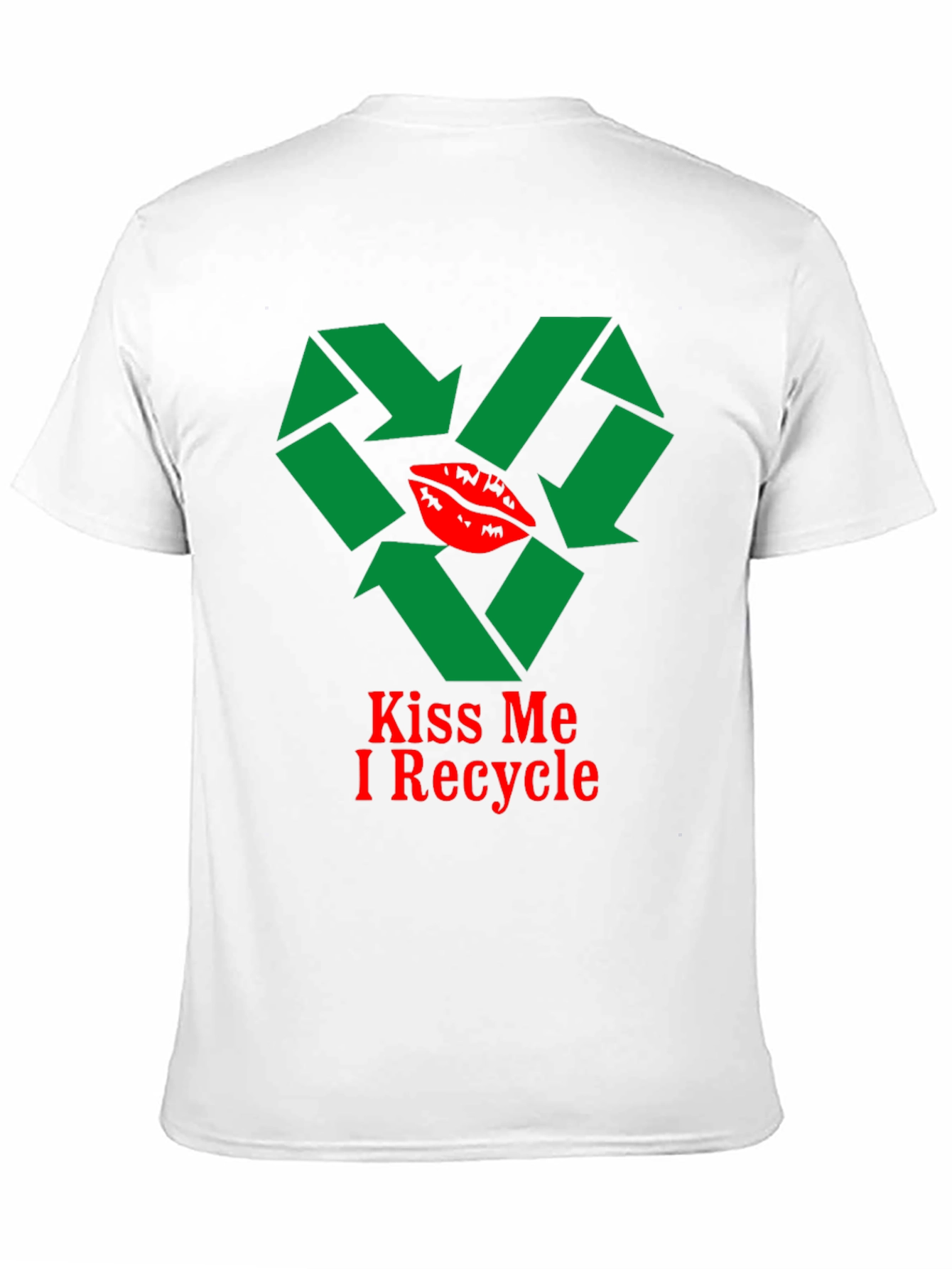 Kiss Me I Recycle Graphic T-Shirt