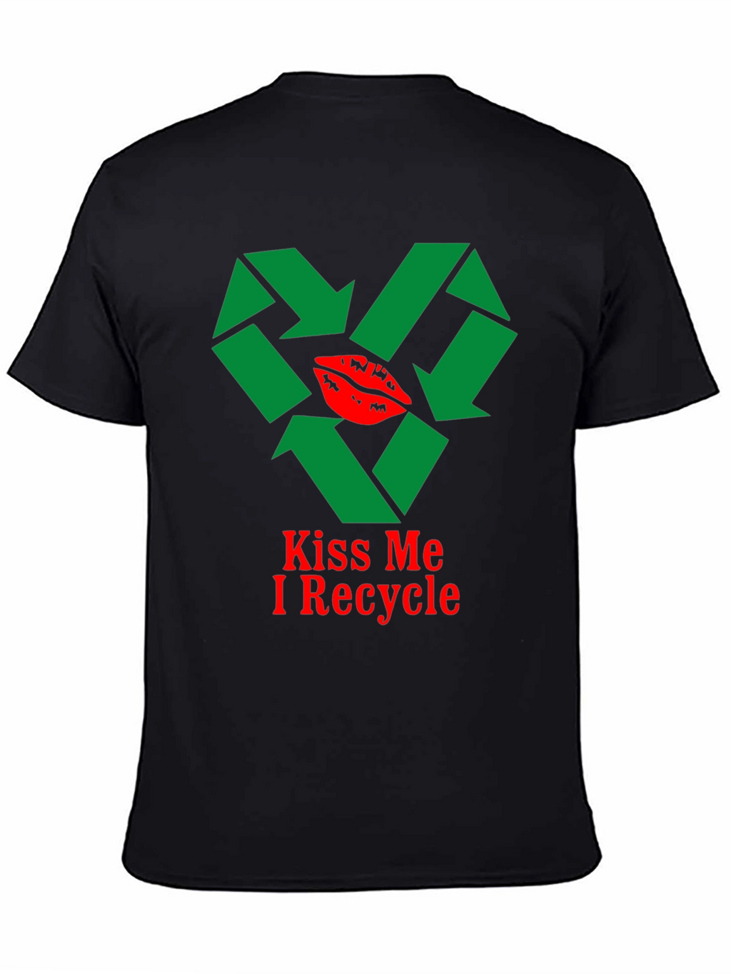 Kiss Me I Recycle Graphic T-Shirt