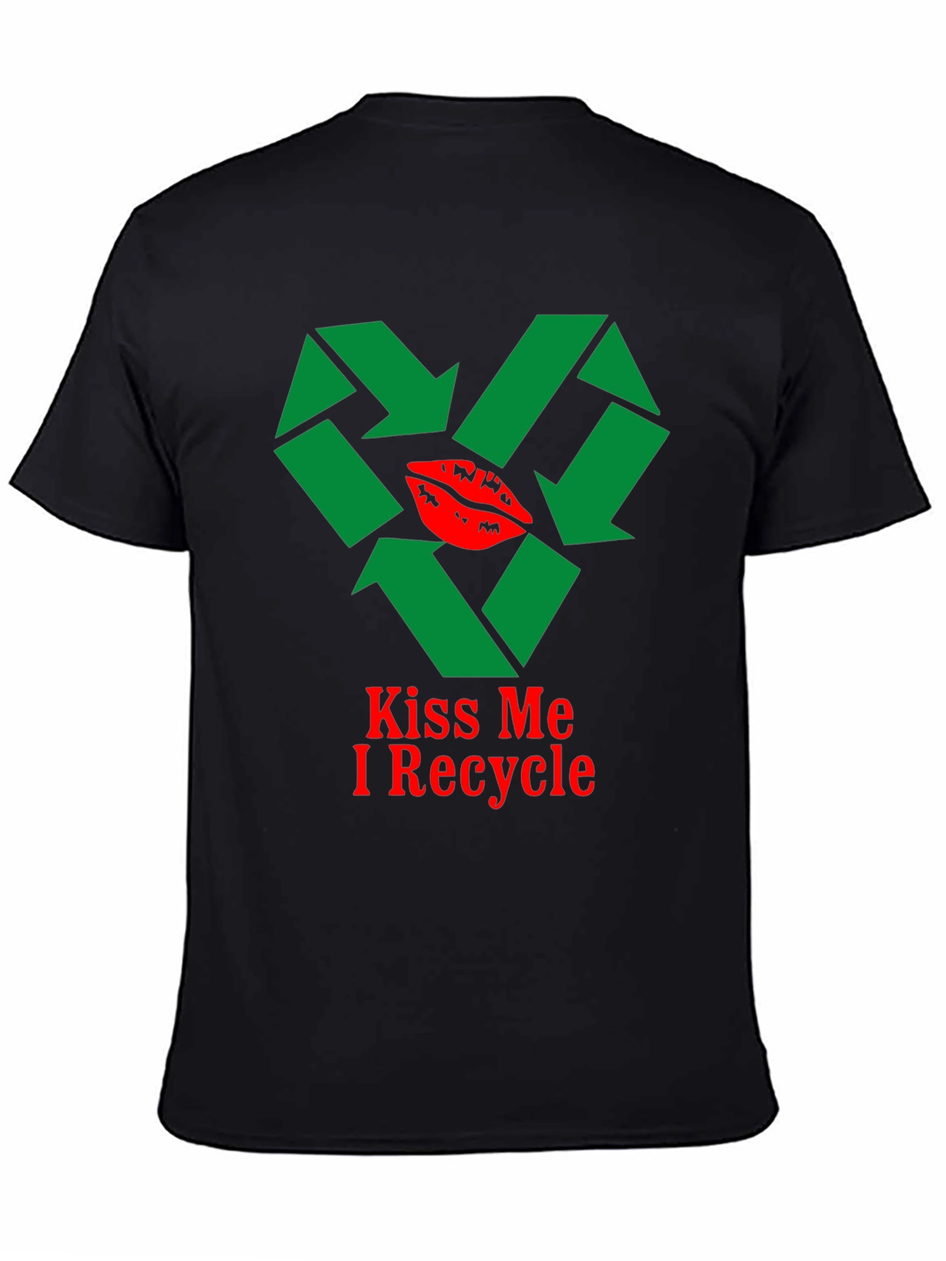 Kiss Me I Recycle Graphic T-Shirt