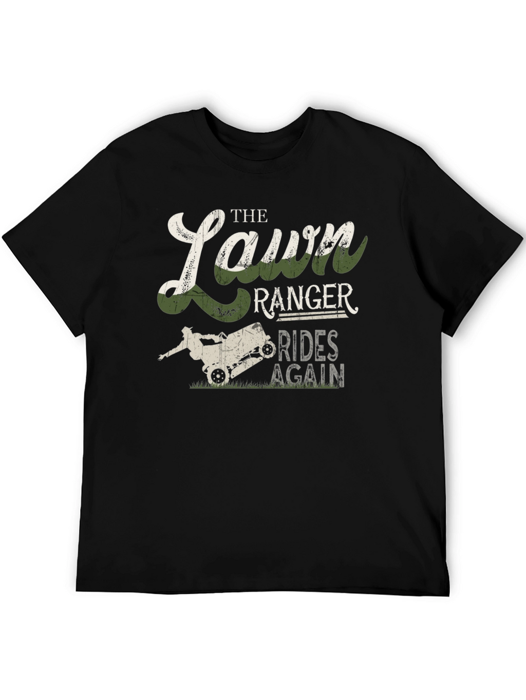 Lawn Ranger Rides Again Mens Graphic T-Shirt