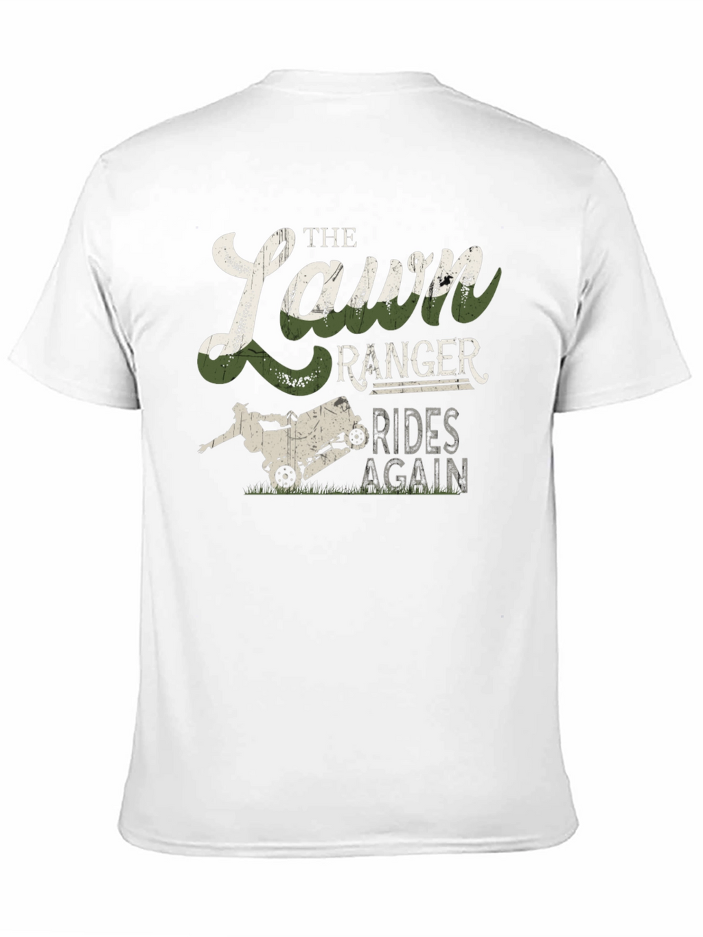 Lawn Ranger Rides Again Mens Graphic T-Shirt