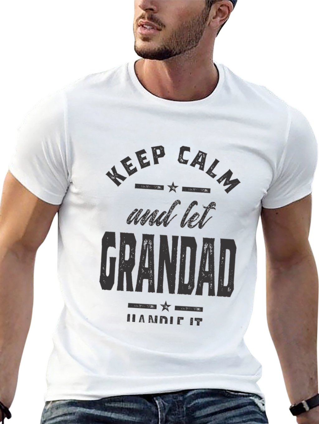 Keep Calm Grandad Handle It T-Shirt