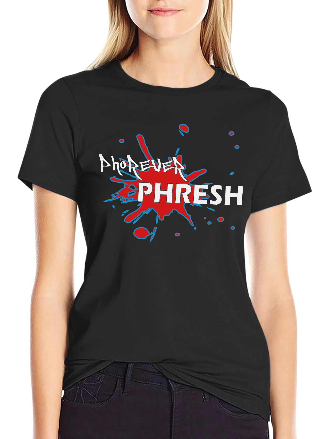 Phorever Phresh Graphic Tee - Black