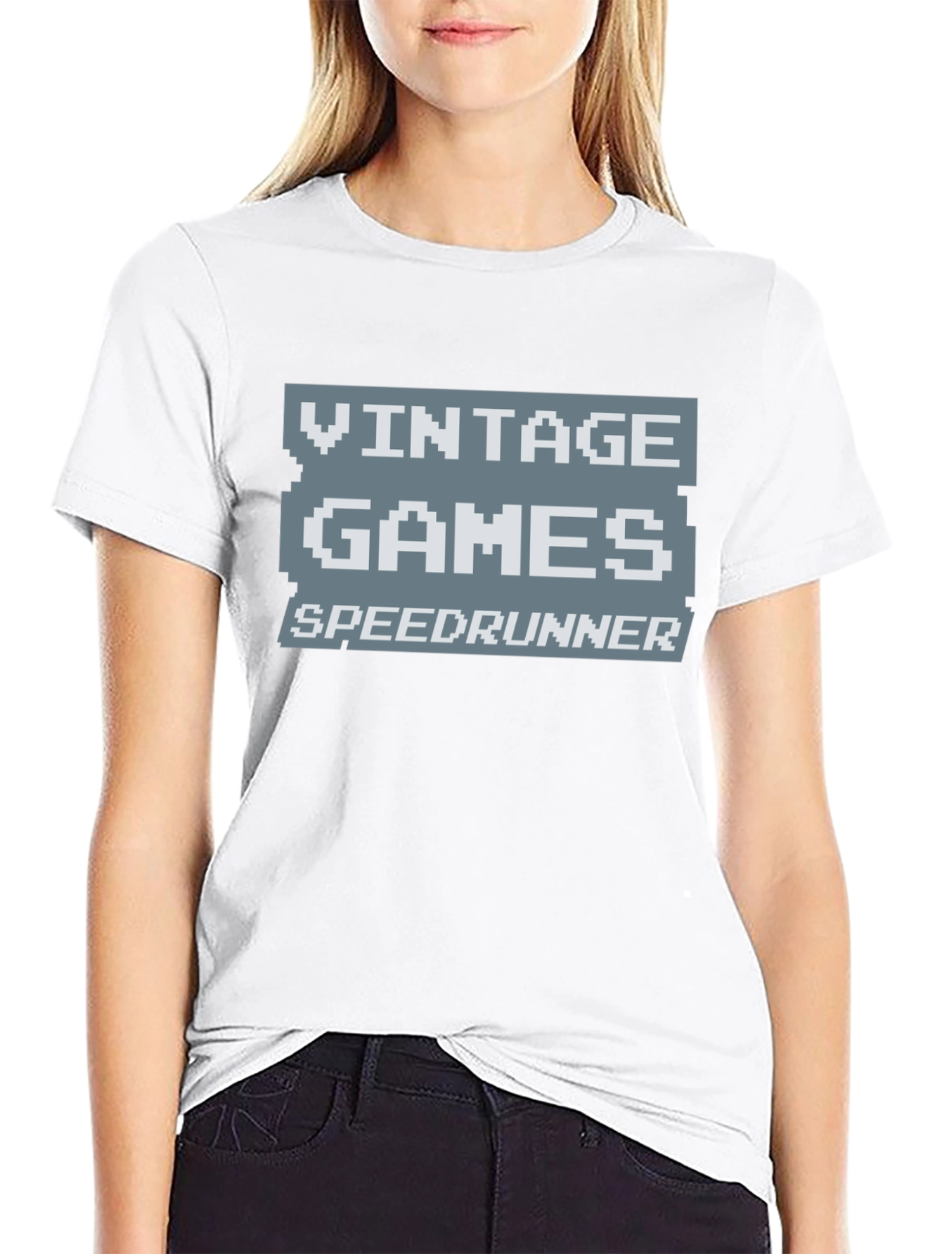 Vintage Games Speedrunner Black T-Shirt