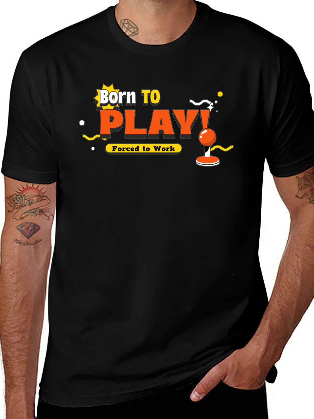 Born To Play T-Shirt - Gamer Graphic Tee