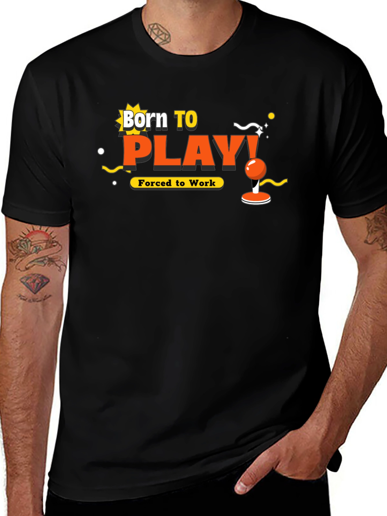 Born To Play T-Shirt - Gamer Graphic Tee
