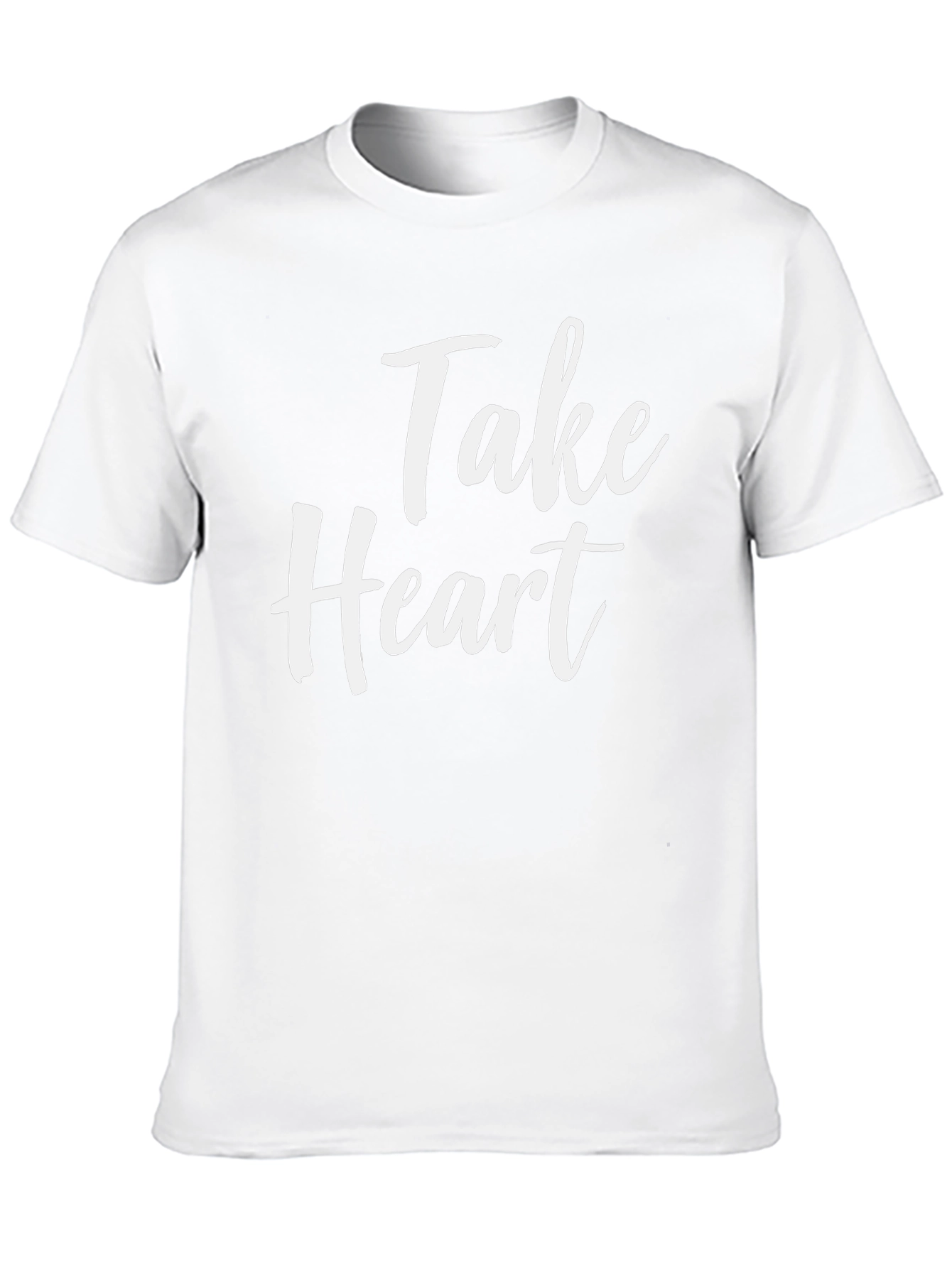 Take Heart Graphic Tee - Black Casual T-Shirt