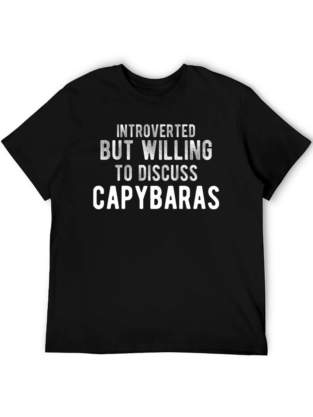 Introverted Capybara T-Shirt - Funny Animal Lover Tee