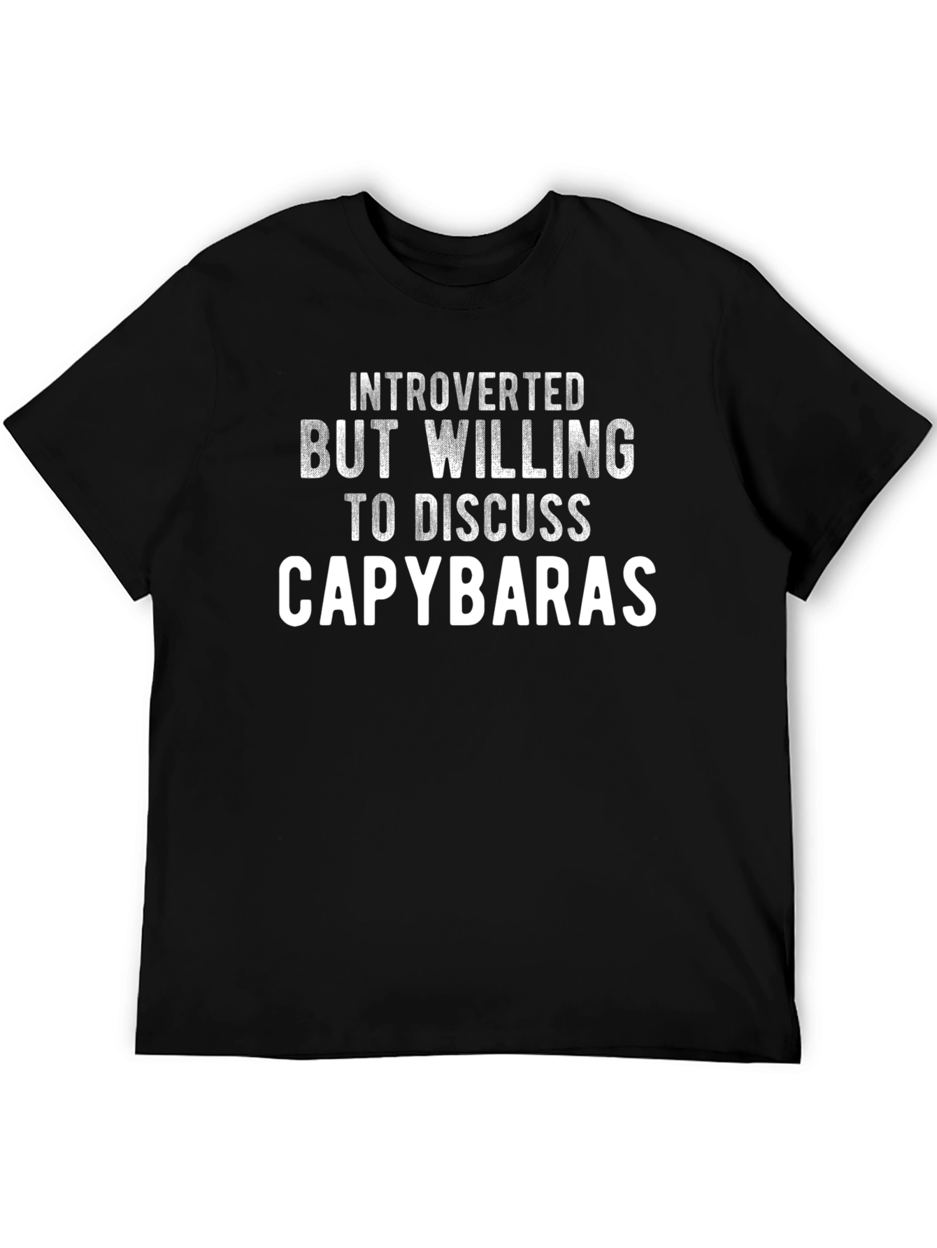 Introverted Capybara T-Shirt - Funny Animal Lover Tee