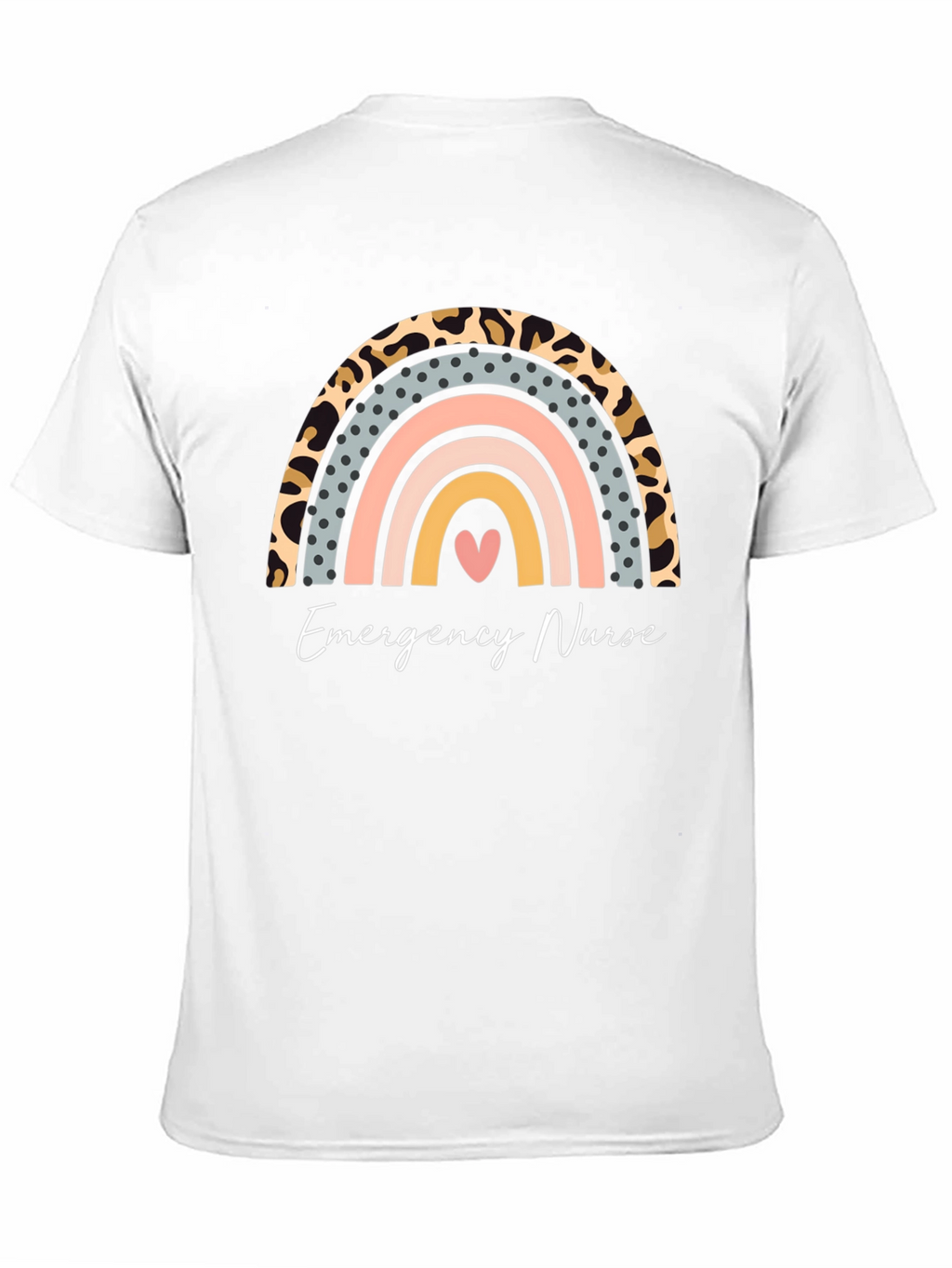 Emergency Nurse Rainbow Graphic Tee