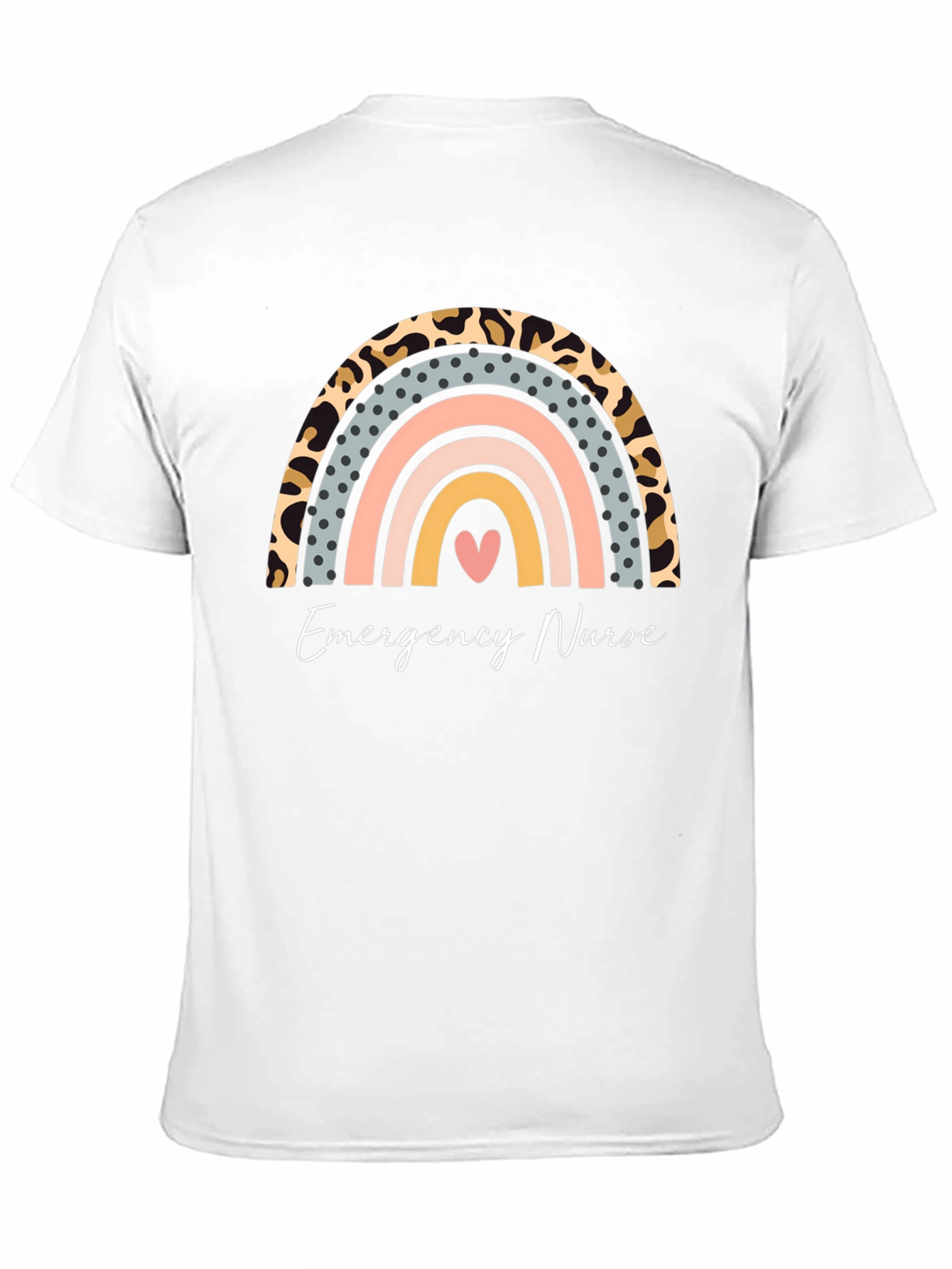 Emergency Nurse Rainbow Graphic Tee