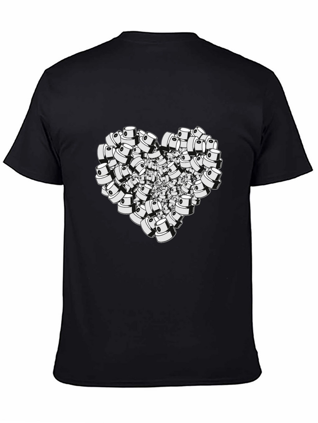 Spray Cap Heart T-Shirt - Graffiti Lover Tee