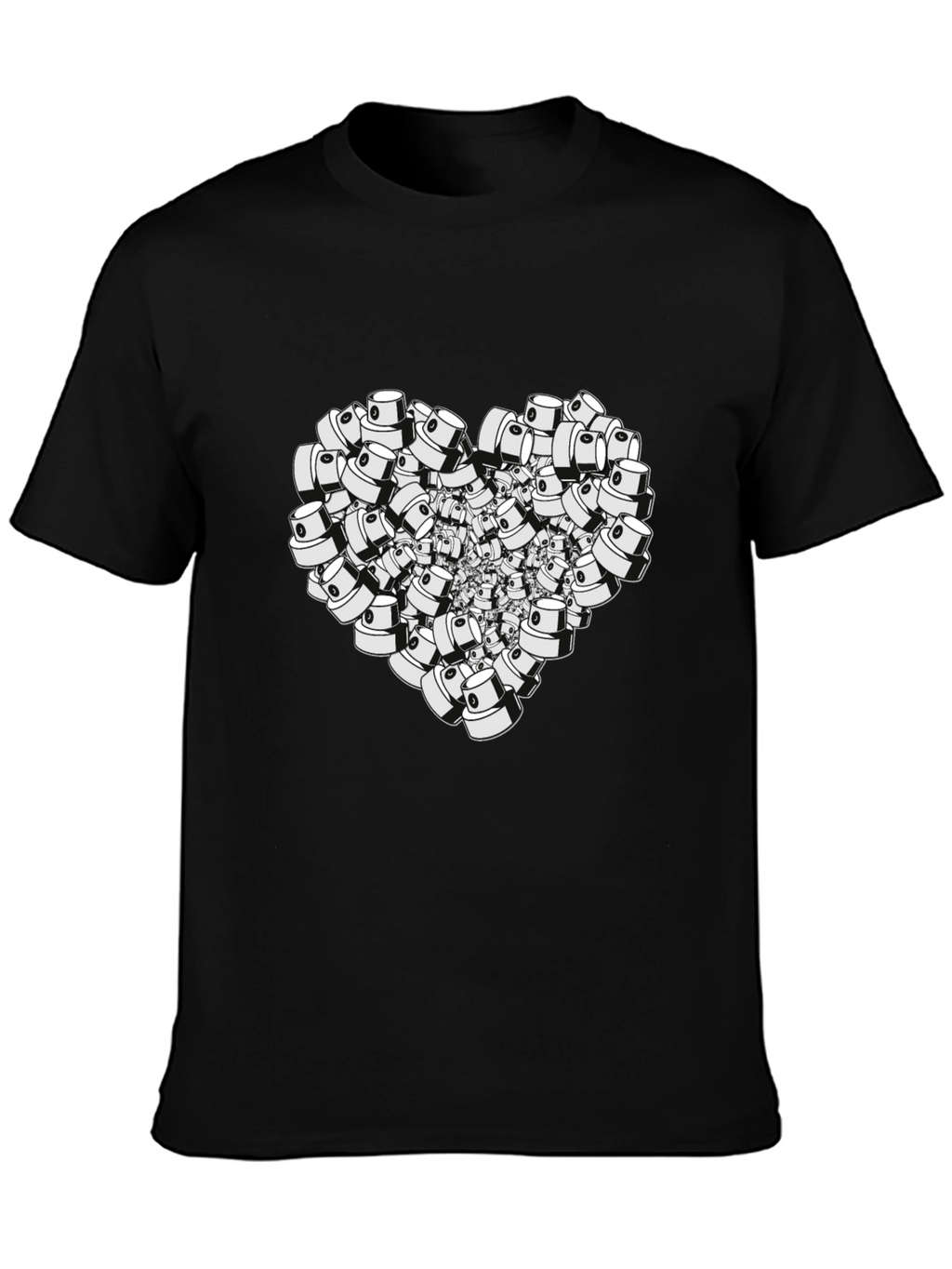 Spray Cap Heart T-Shirt - Graffiti Lover Tee