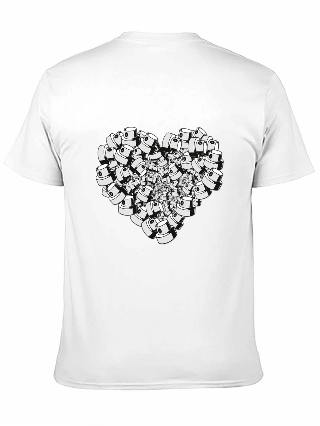 Spray Cap Heart T-Shirt - Graffiti Lover Tee