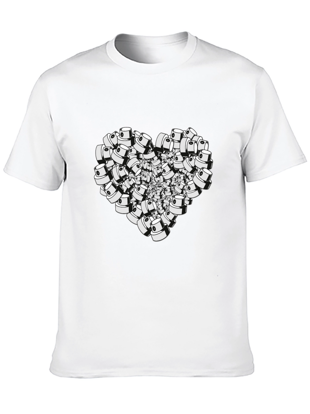 Spray Cap Heart T-Shirt - Graffiti Lover Tee