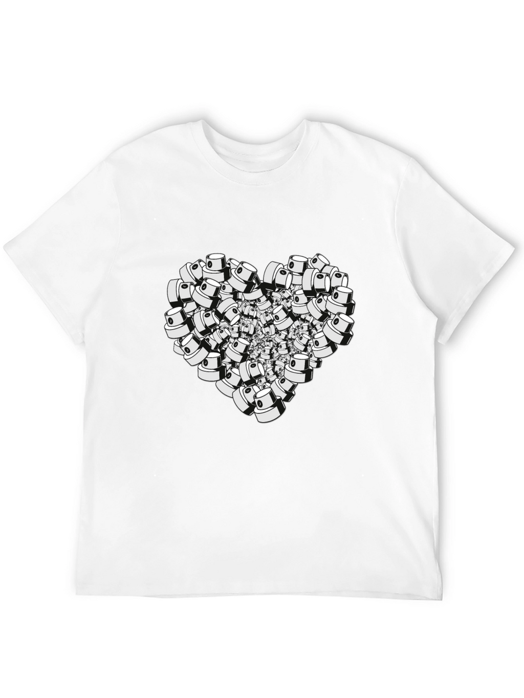 Spray Cap Heart T-Shirt - Graffiti Lover Tee