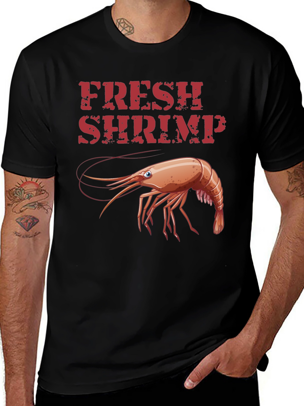 Fresh Shrimp Graphic T-Shirt