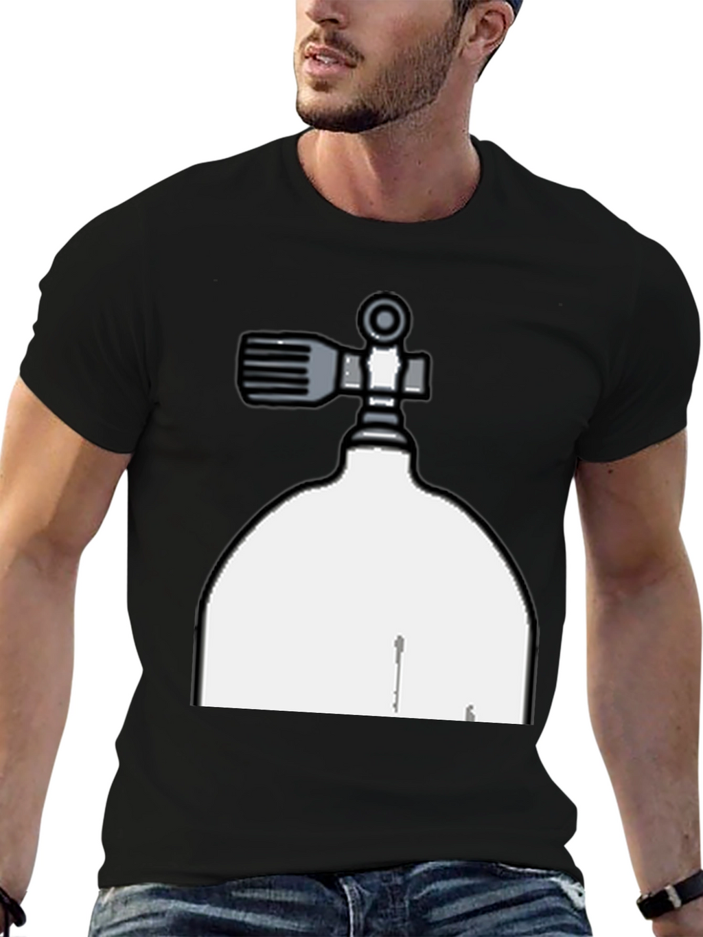 Diving Tank Graphic Tee - Diver Gift