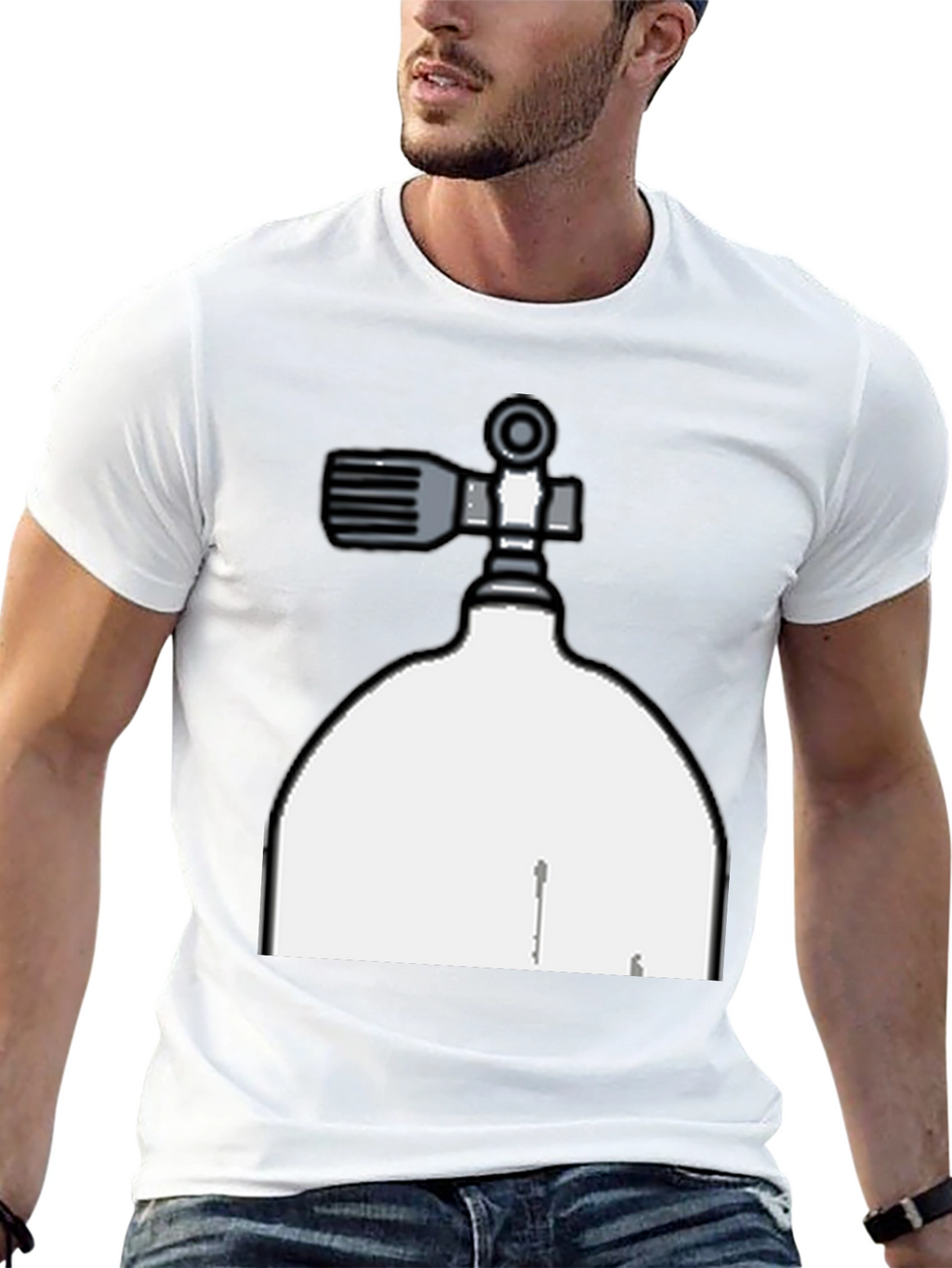 Diving Tank Graphic Tee - Diver Gift