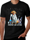 Funny Dog Lab Attire T-Shirt