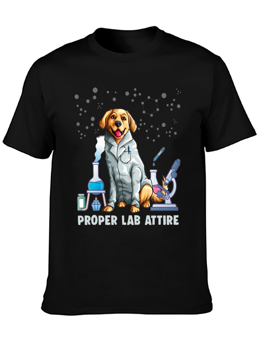 Funny Dog Lab Attire T-Shirt