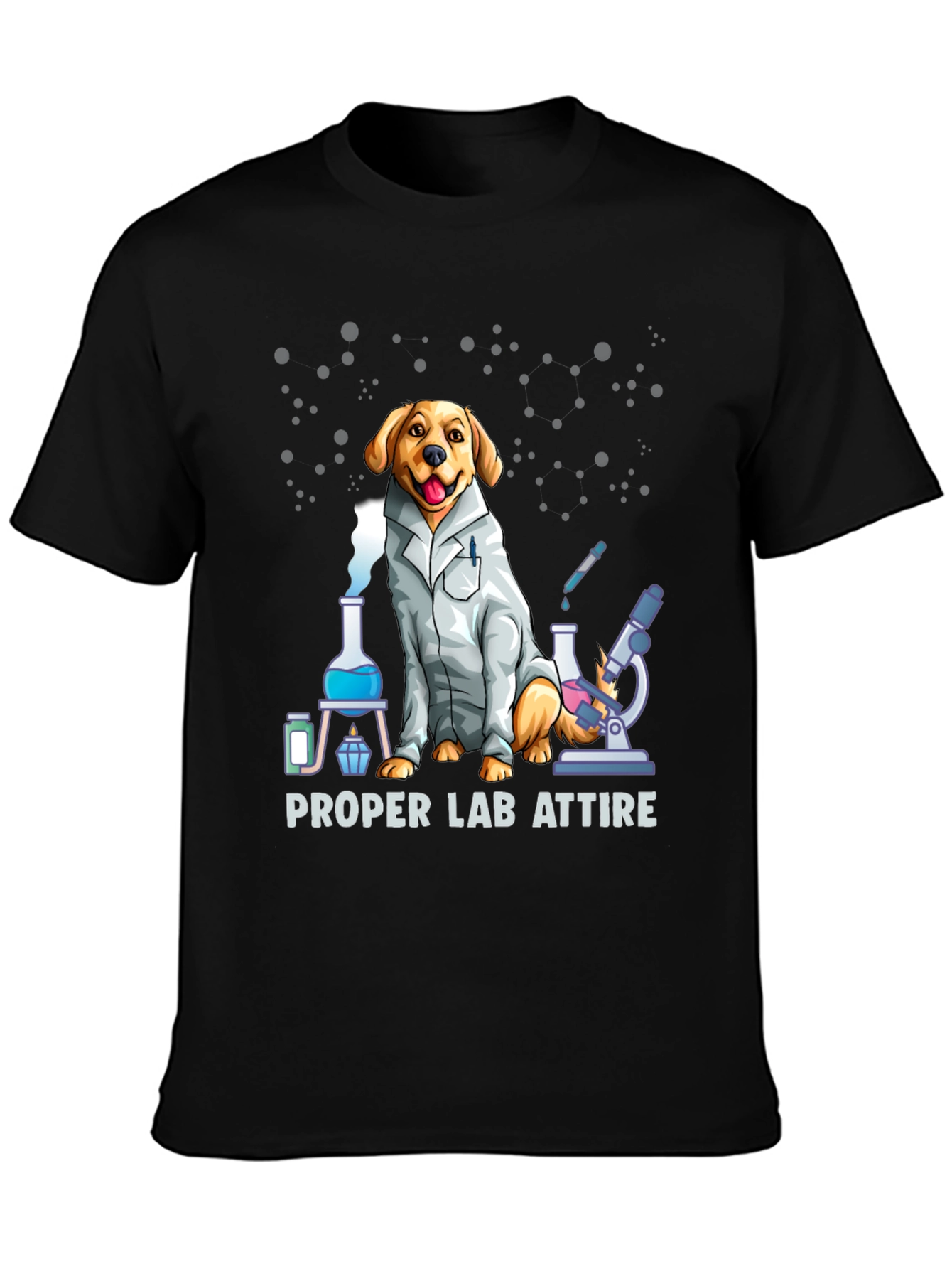 Funny Dog Lab Attire T-Shirt