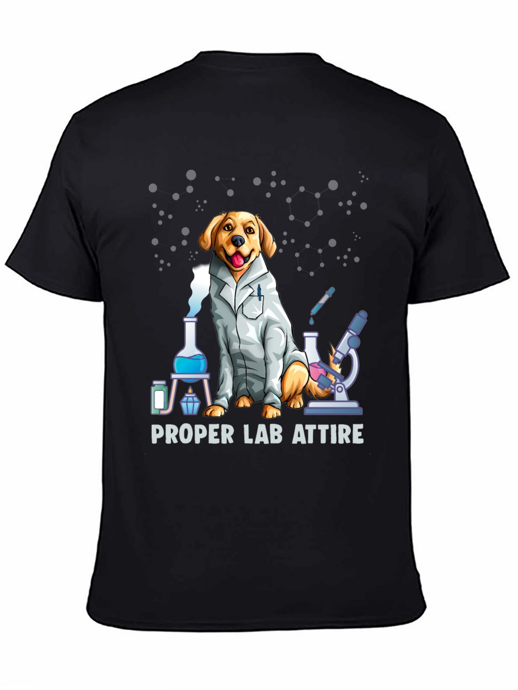 Funny Dog Lab Attire T-Shirt
