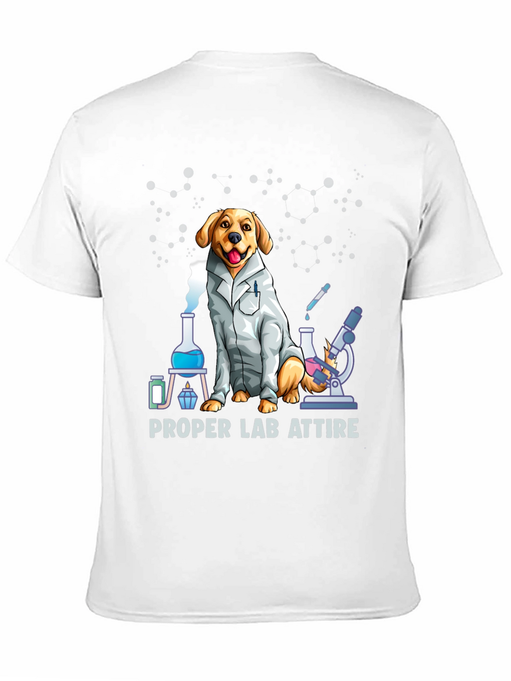 Funny Dog Lab Attire T-Shirt