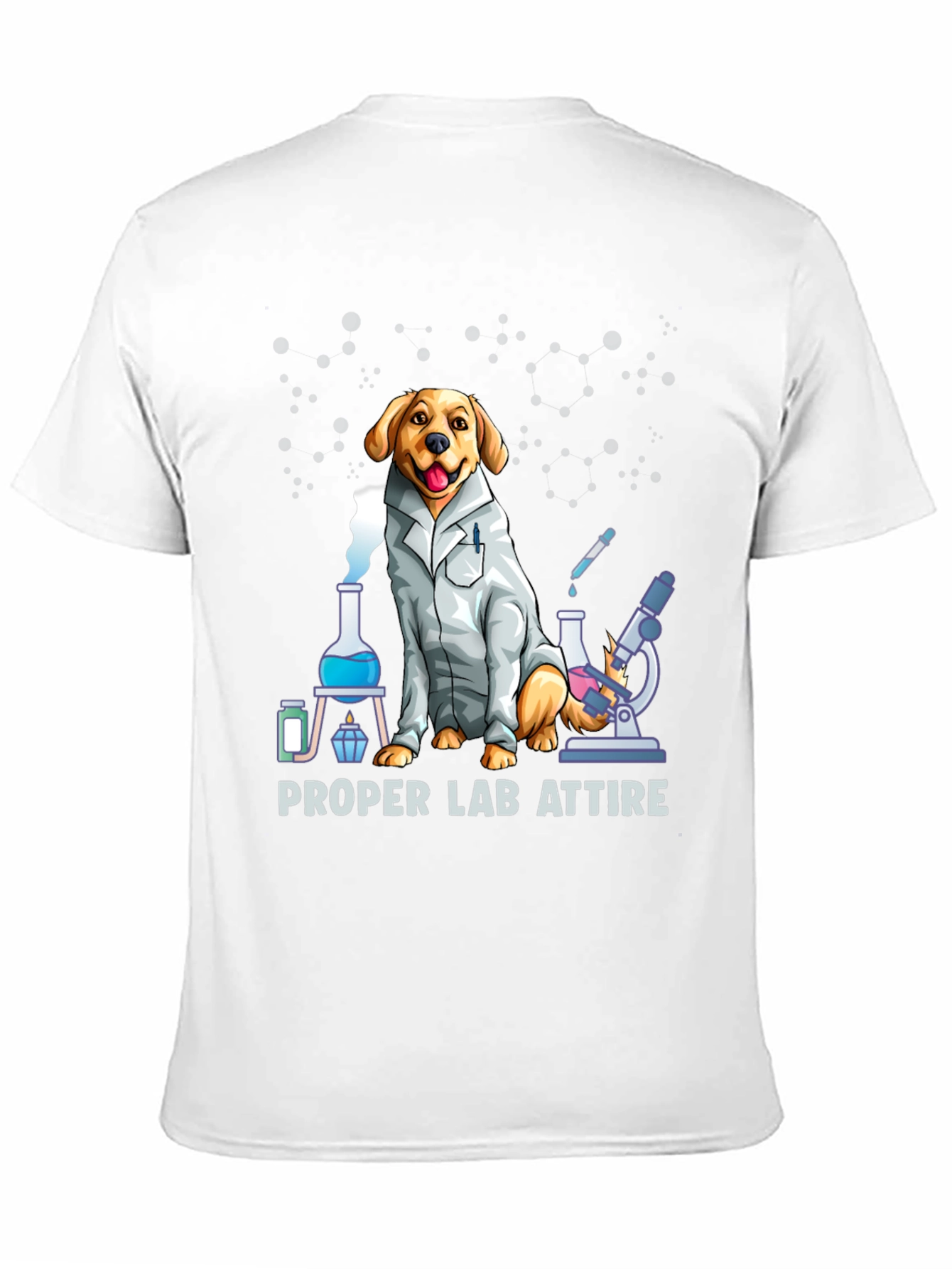 Funny Dog Lab Attire T-Shirt