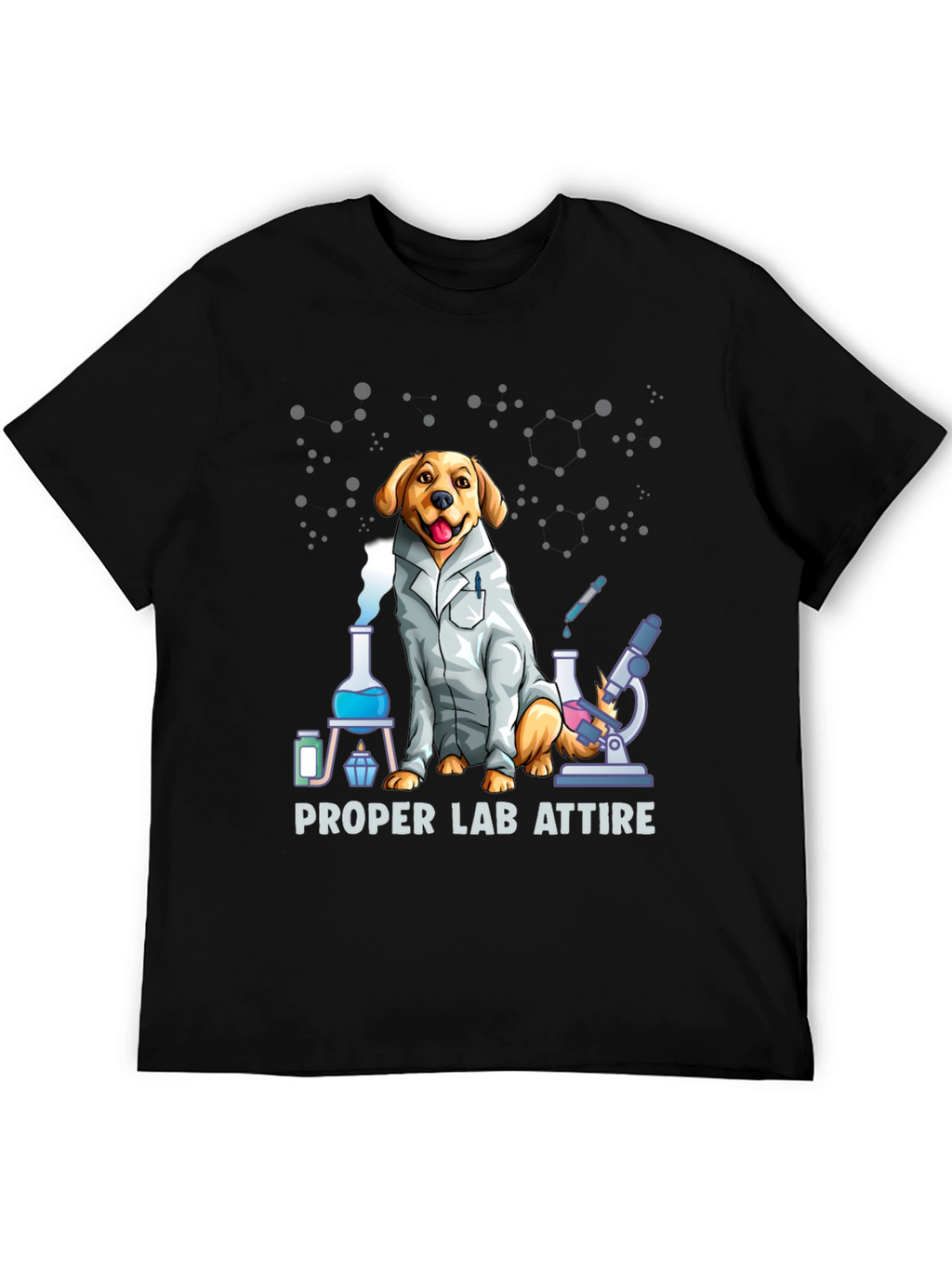 Funny Dog Lab Attire T-Shirt