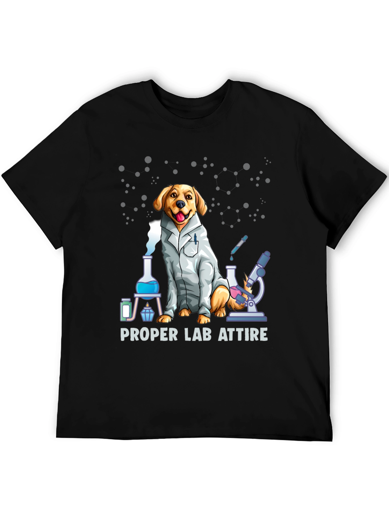 Funny Dog Lab Attire T-Shirt